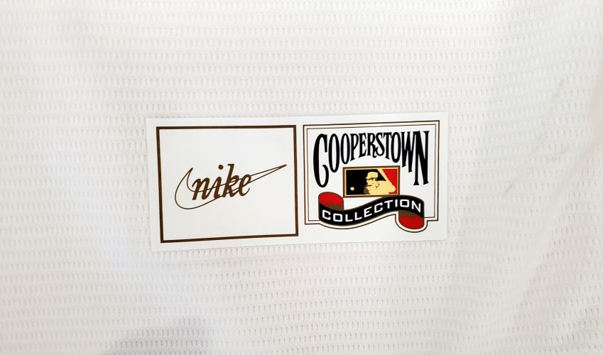 Ken Griffey Jr. Signed Seattle Mariners Nike Throwback Baseball Jersey BAS