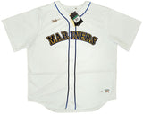 Ken Griffey Jr. Signed Seattle Mariners Nike Throwback Baseball Jersey BAS
