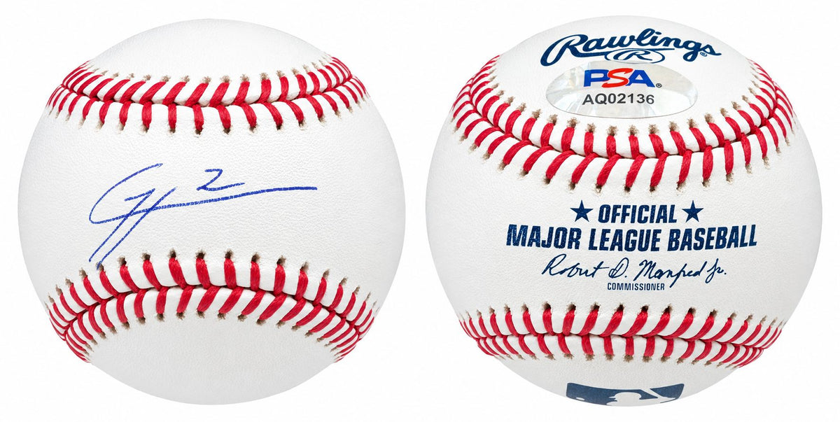 Gunnar Henderson Baltimore Orioles Signed Official MLB Baseball PSA/DNA