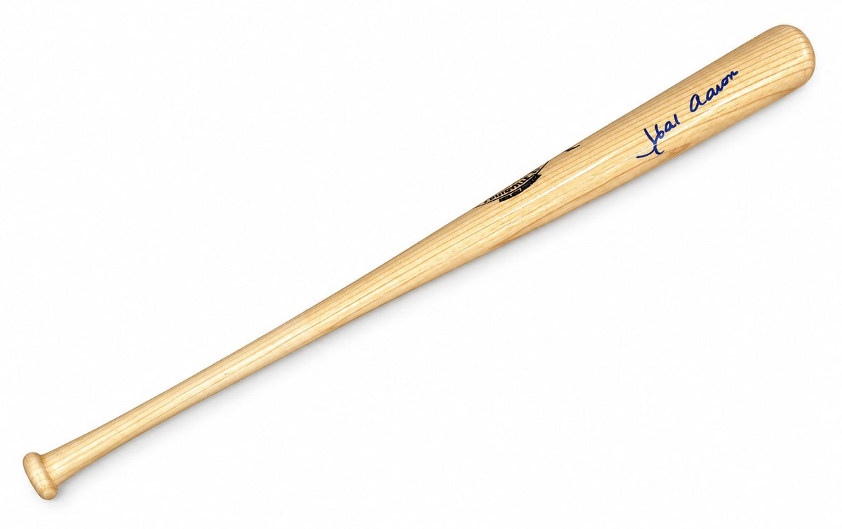 Hank Aaron Atlanta Braves Signed Louisville Slugger Game Model Bat JSA Hologram