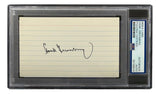 Hank Greenberg Detroit Tigers Signed In Black Index Card PSA/DNA