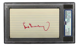 Hank Greenberg Detroit Tigers Signed In Red Index Card PSA/DNA