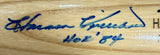 Harmon Killebrew Twins Signed Tan Rawlings Baseball Bat HOF 84 JSA Hologram