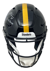 James Harrison Signed Steelers FS Authentic SpeedFlex Helmet 2x SB Champs BAS