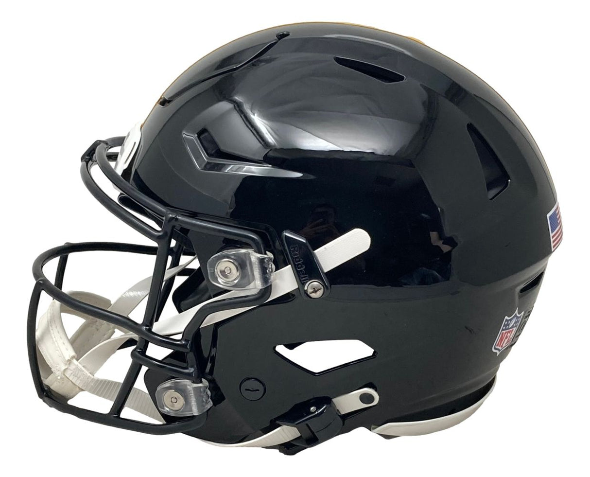 James Harrison Signed Steelers FS Authentic SpeedFlex Helmet 2x SB Champs BAS