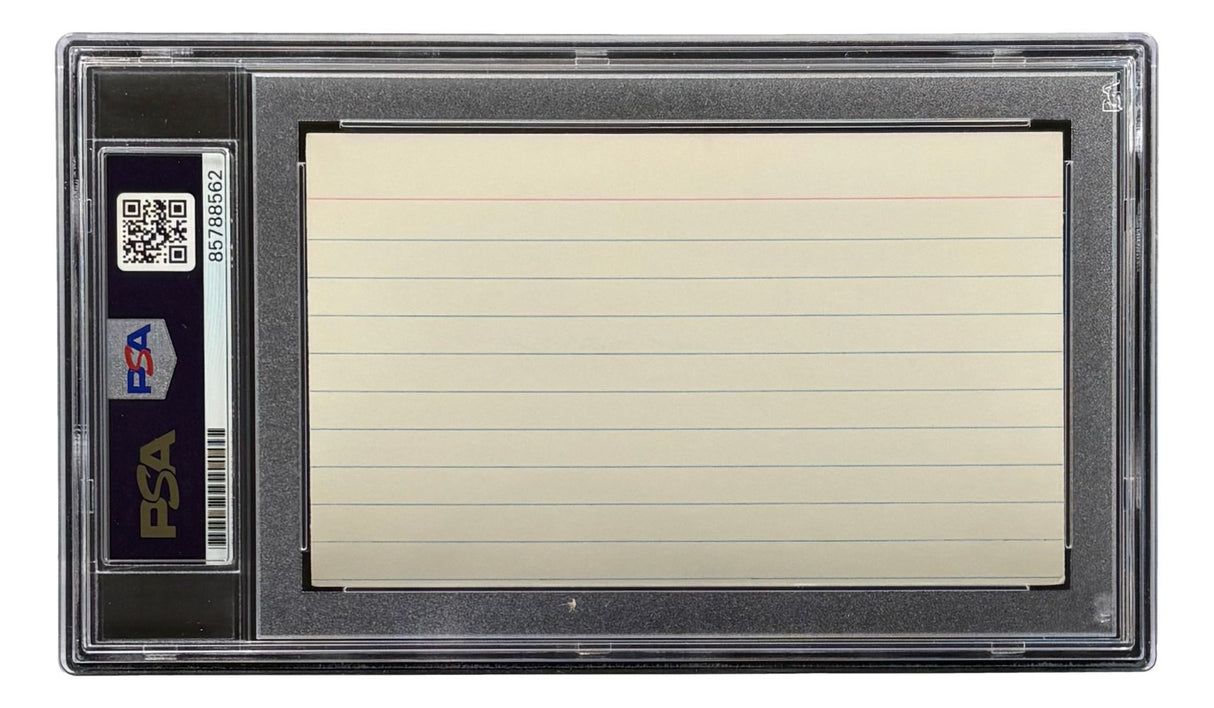 Harry Hooper Boston Red Sox Signed Index Card PSA/DNA
