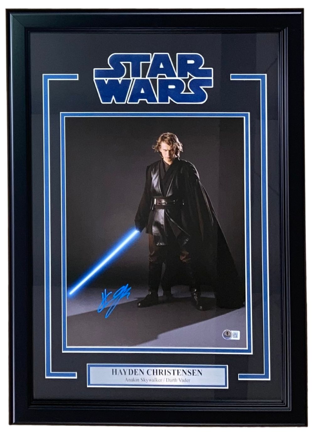 Hayden Christensen Signed Framed 11x14 Star Wars Anakin Skywalker Photo BAS