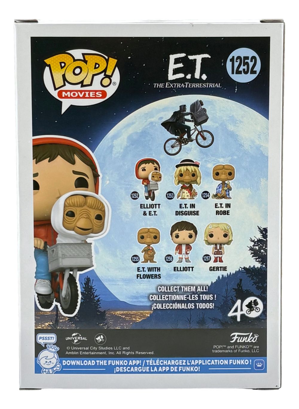 Henry Thomas Signed ET Funko Pop #1252 JSA
