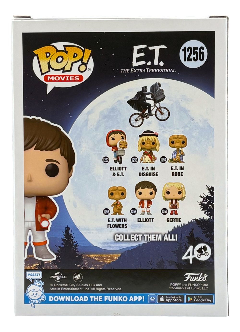 Henry Thomas Signed ET Funko Pop #1256 JSA