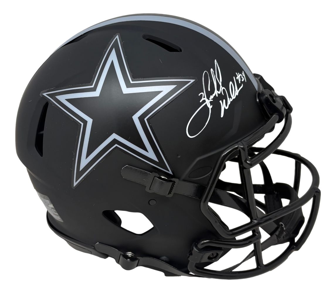 Herschel Walker Signed Dallas Cowboys FS Eclipse Authentic Speed Helmet BAS
