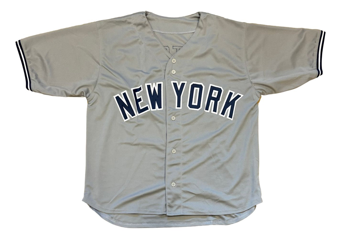 Hideki Matsui New York Signed Gray Baseball Jersey JSA