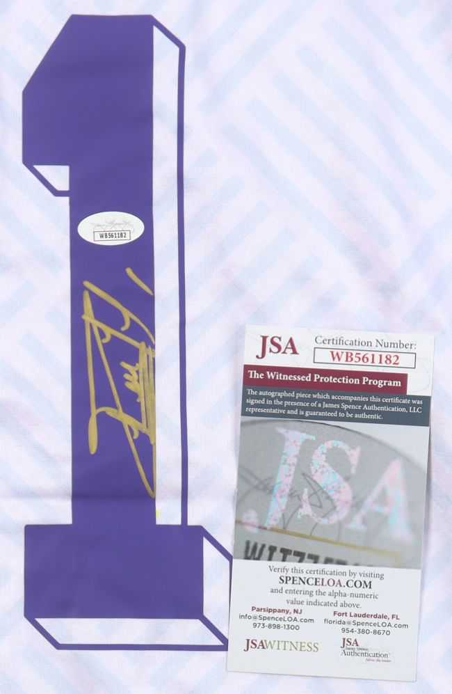 Rene Higuita Signed Columbia Higuita Brand White Soccer Jersey JSA