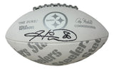 Hines Ward Signed Pittsburgh Steelers Wilson NFL Team Series Football BAS