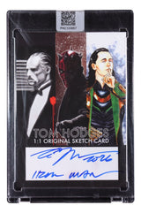 Iron Man Original 1/1 Sketch Card Signed by Artist Tom Hodges