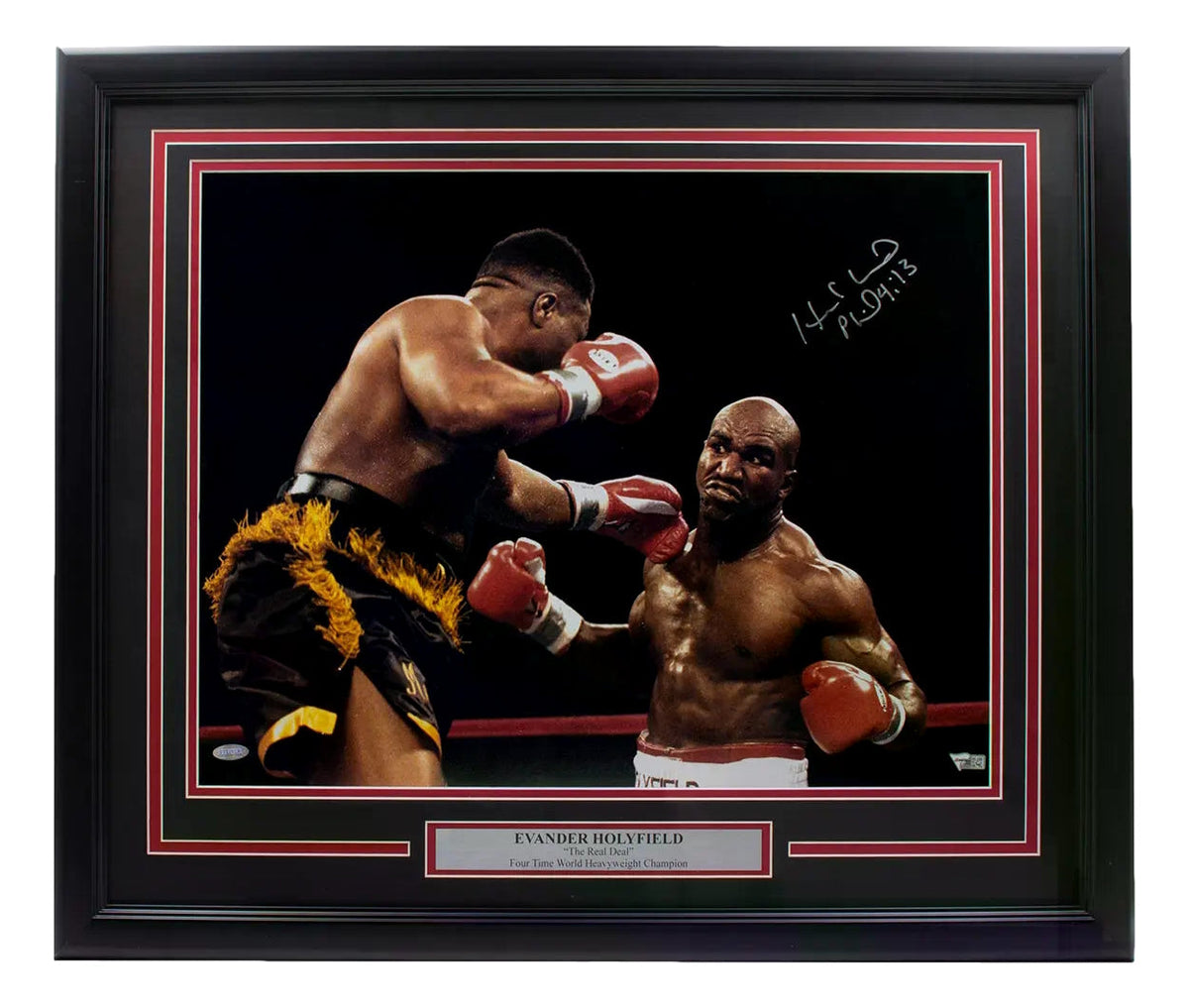 Evander Holyfield Signed Framed 16x20 Boxing Photo Fanatics