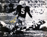 Paul Hornung Signed 16x20 Green Bay Packers B&W Photo HOF 86 BAS
