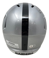 Howie Long Signed Oakland Raiders FS Replica Speed Helmet Raider Nation BAS