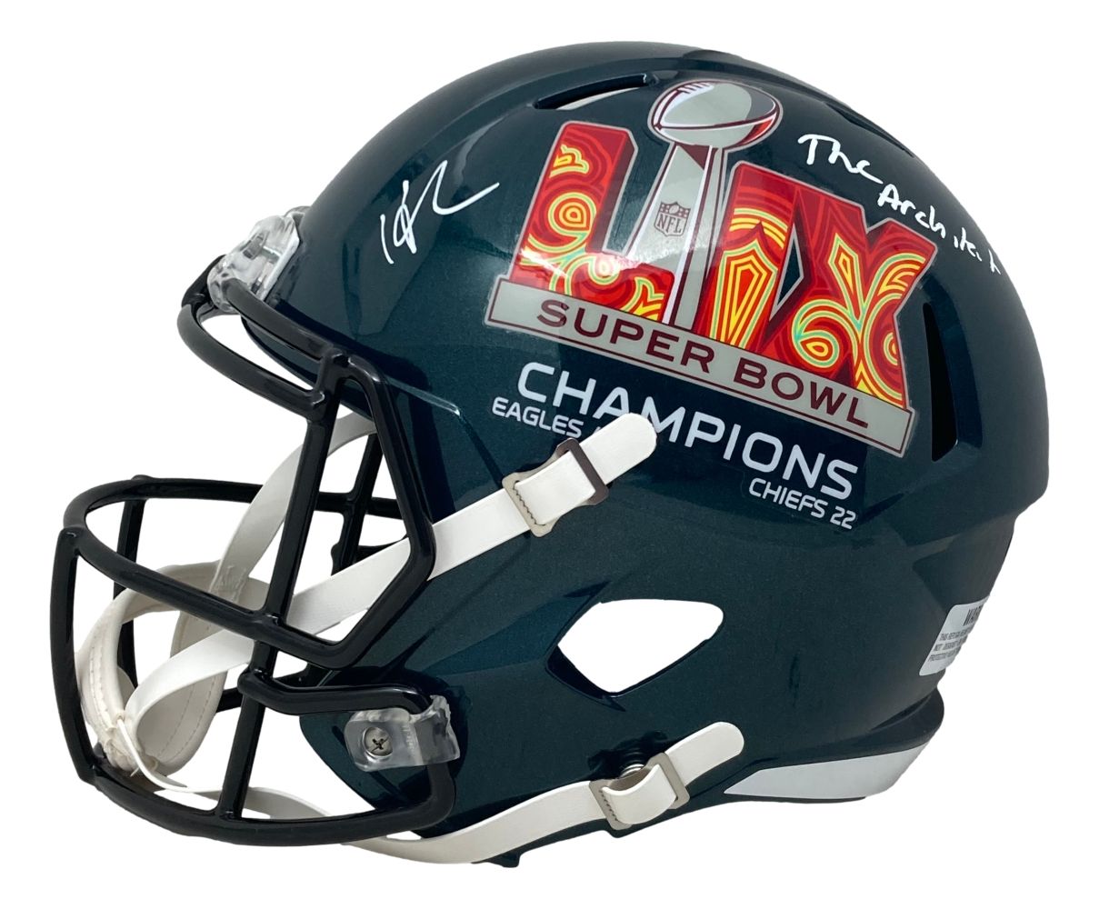 Howie Roseman Signed Eagles FS Super Bowl 59 LIX Replica Helmet The Architect BAS