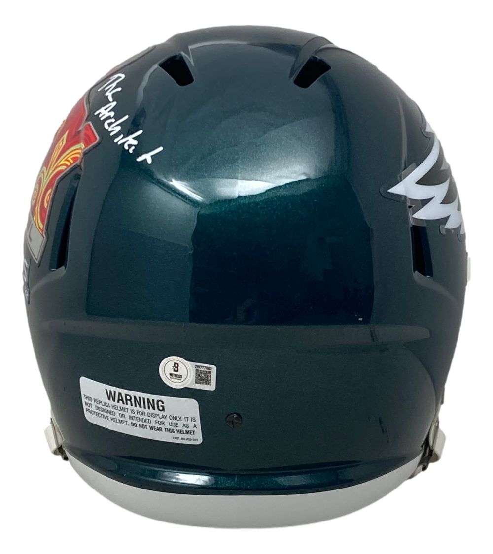 Howie Roseman Signed Eagles FS Super Bowl 59 LIX Replica Helmet The Architect BAS