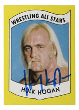 Hulk Hogan Signed Reprint 1982 Wrestling All Stars Card #2 BAS