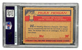 Hulk Hogan Signed 1985 Topps #1 WWF WWE Rookie Card 2 PSA