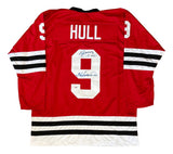 Bobby Hull Chicago Signed Red Hockey Jersey The Golden Jet PSA/DNA