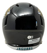 Travis Hunter Signed Jacksonville Jaguars FS Speed Replica Helmet BAS w/ Case