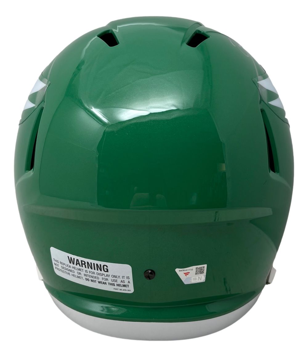 Jalen Hurts Signed Eagles FS Kelly Green Speed Replica Helmet w/ Visor Fanatics