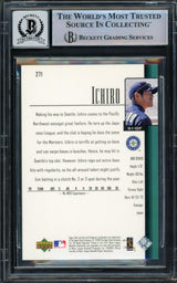 Ichiro Suzuki Signed 2001 Upper Deck #271 Mariners Rookie Card BAS Auto 10
