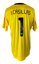Iker Casillas Signed Real Madrid Yellow Adidas Soccer Jersey BAS