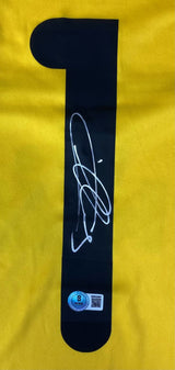 Iker Casillas Signed Real Madrid Yellow Adidas Soccer Jersey BAS