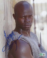 Djimon Hounsou Gladiator Authentic Signed 8x10 Photo Autographed BAS #BJ63943