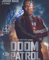 Joivan Wade Doom Patrol "Cyborg" Authentic Signed 8x10 Photo BAS #H14443