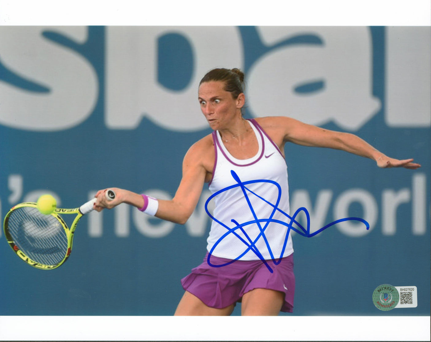 Roberta Vinci Authentic Signed 8x10 Photo Autographed BAS #BH027620
