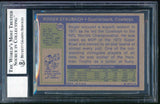 Roger Staubach 2x Insc Signed 1972 Topps #200 RC Card Auto Graded 10! BAS Slab