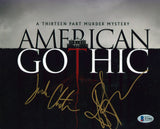 Justin Chatwin & Anthony Starr American Gothic Signed 8x10 Photo BAS #X71002