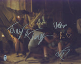 IT (5) Skaarsgard, Taylor, Martell, Jacobs & Lillis Signed 11x14 Photo BAS