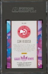Hawks Cam Reddish 2019 Panini Court Kings #68 Rookie Card Graded Gem 10! SGC