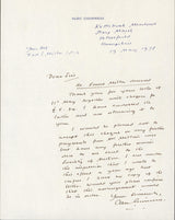 Alec Guinness Star Wars Authentic Signed 1978 Handwritten Letter BAS #AA06581