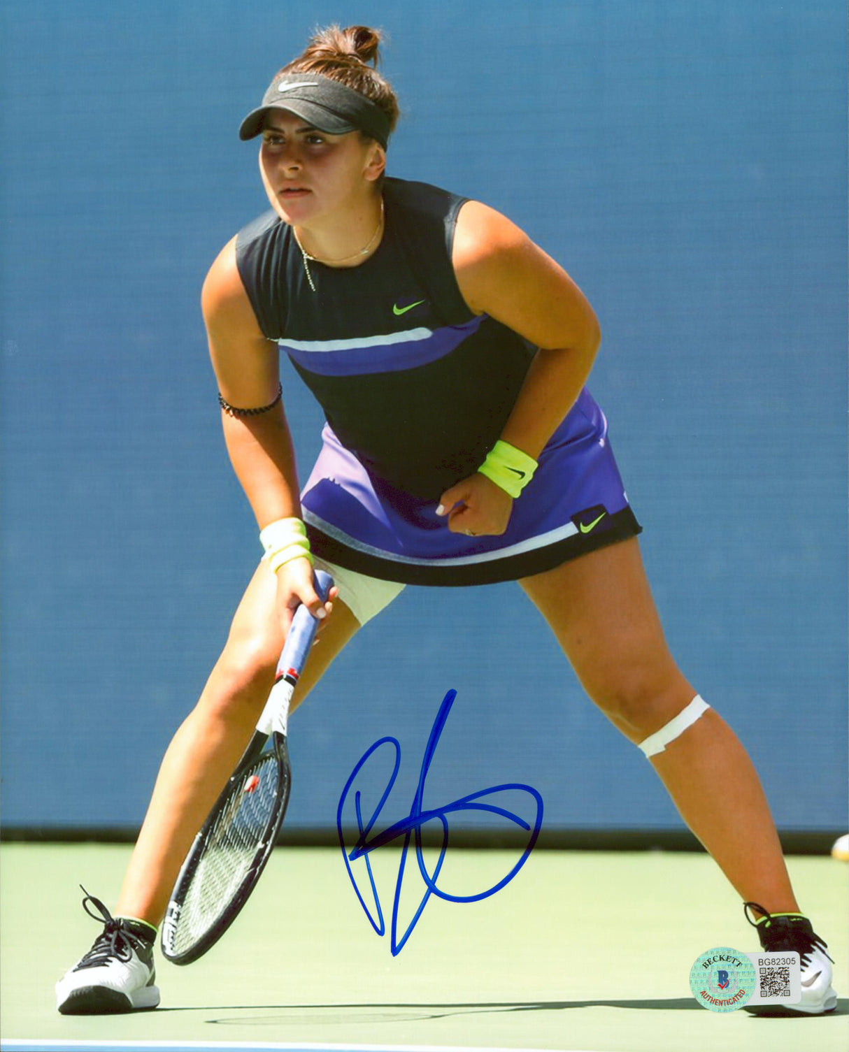 Bianca Andreescu Authentic Signed 8x10 Photo Autographed BAS #BG82305