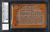 Lakers Magic Johnson Signed 1981 Topps #21 Card Auto Grade 10 BAS Slab #12565786