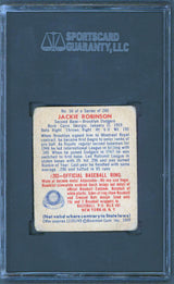 Dodgers Jackie Robinson 1949 Bowman #50 Rookie Card Graded 1 SGC Authentic