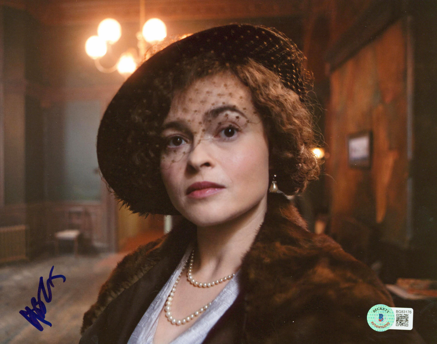Helena Bonham Carter The King's Speech Authentic Signed 8x10 Photo BAS #BG83176