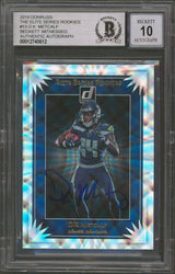 DK Metcalf Signed 2019 Donruss Elite Series Rookies #13 Card Auto 10 BAS Slab