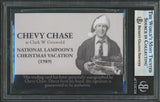 Chevy Chase Christmas Vacation Signed Griswold Custom Trading Card BAS Slabbed 1