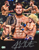 Khabib Nurmagomedov Authentic Signed 11x14 Vertical Photo Autographed BAS