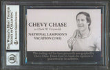 Chevy Chase Vacation Signed Griswold Custom Trading Card Auto 10! BAS Slabbed 1