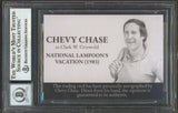 Chevy Chase Vacation Signed Griswold Custom Trading Card Auto 10! BAS Slabbed 1