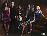 Kat Graham & Steven R McQueen Vampire Diaries Signed 11x14 Photo BAS #BA75444