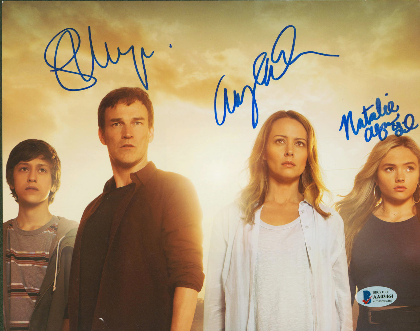 Gifted (3) Aker, Moyer & Alyn Lind Authentic Signed 8x10 Photo BAS #AA03464